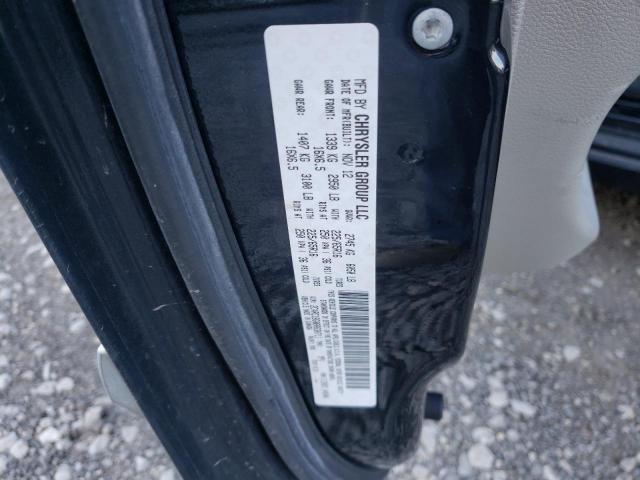 2C4RC1BG0DR630711 - 2013 CHRYSLER TOWN & COU TOURING შავი ფოტო 13