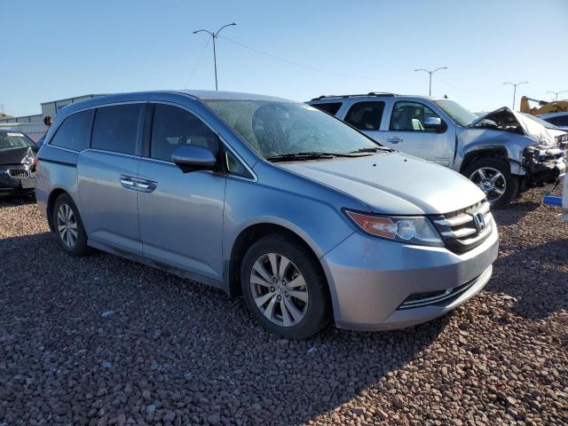 5FNRL5H68EB052943 - 2014 HONDA ODYSSEY EXL BLUE photo 4