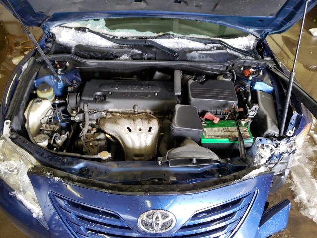 4T1BE46K19U309388 - 2009 TOYOTA CAMRY BASE BLUE photo 11