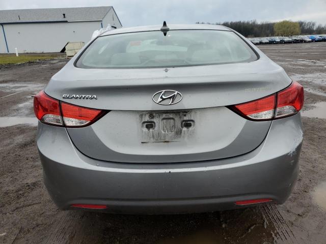 KMHDH4AE6CU401458 - 2012 HYUNDAI ELANTRA GLS SILVER photo 6