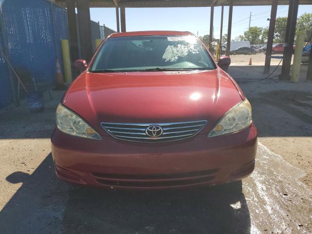 4T1BF30K85U608063 - 2005 TOYOTA CAMRY LE RED photo 5