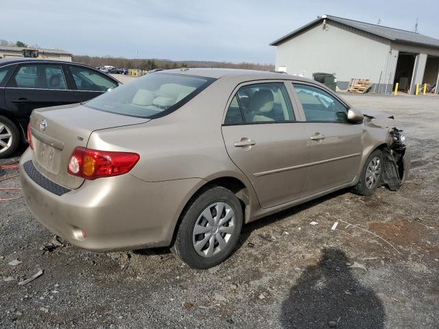 2T1BU4EE0AC528492 - 2010 TOYOTA COROLLA BASE TAN photo 3