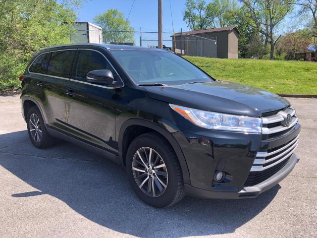 5TDKZRFH5KS556241 - 2019 TOYOTA HIGHLANDER SE BLACK photo 1