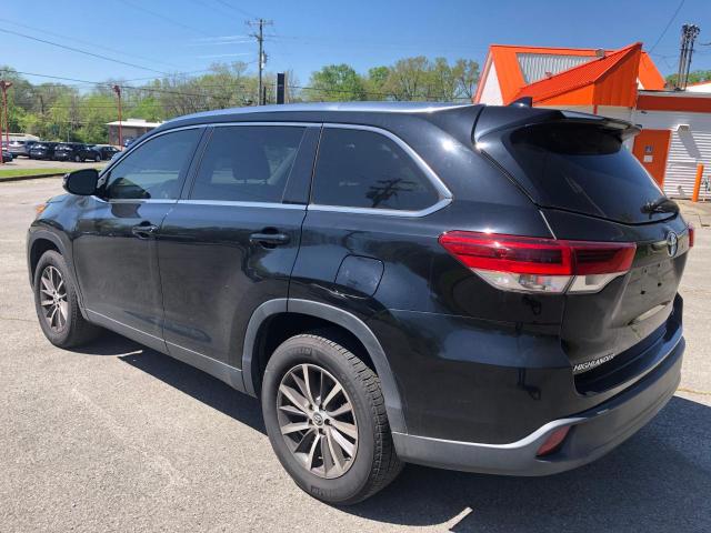 5TDKZRFH5KS556241 - 2019 TOYOTA HIGHLANDER SE BLACK photo 3