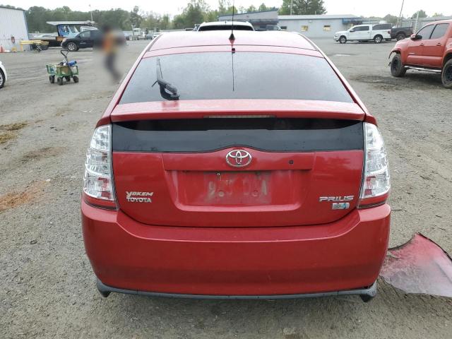 JTDKB20UX77574639 - 2007 TOYOTA PRIUS RED photo 6