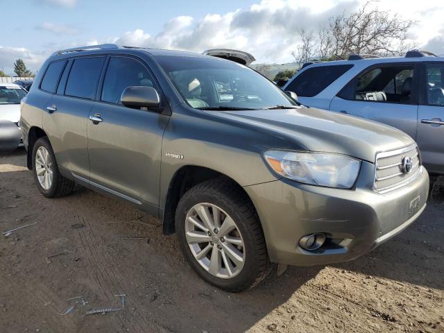 JTEEW44A782001740 - 2008 TOYOTA HIGHLANDER HYBRID LIMITED GREEN photo 4