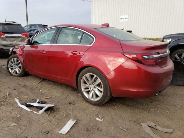 2G4GN5EX6F9238559 - 2015 BUICK REGAL PREMIUM RED photo 2