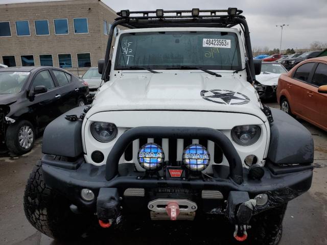 1C4HJWFG3CL166524 - 2012 JEEP WRANGLER RUBICON WHITE photo 5