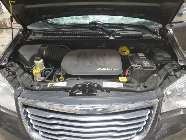 2C4RC1CGXFR726766 - 2015 CHRYSLER TOWN & COU TOURING L CHARCOAL photo 12