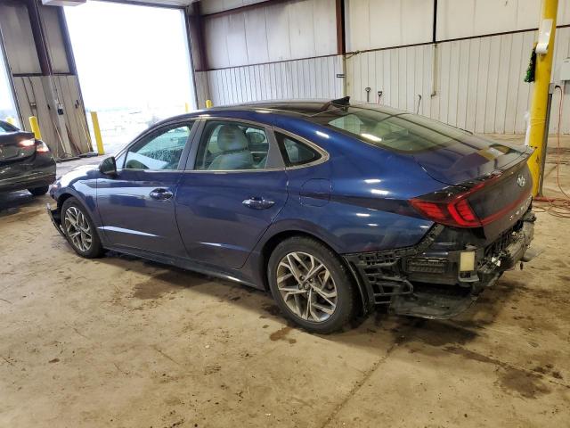 5NPEF4JA0LH002454 - 2020 HYUNDAI SONATA SEL BLUE photo 2