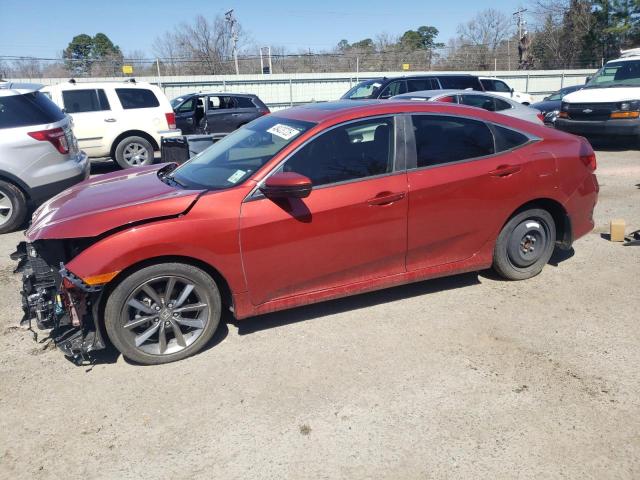 JHMFC1F77KX010397 - 2019 HONDA CIVIC EXL წითელი ფოტო 1