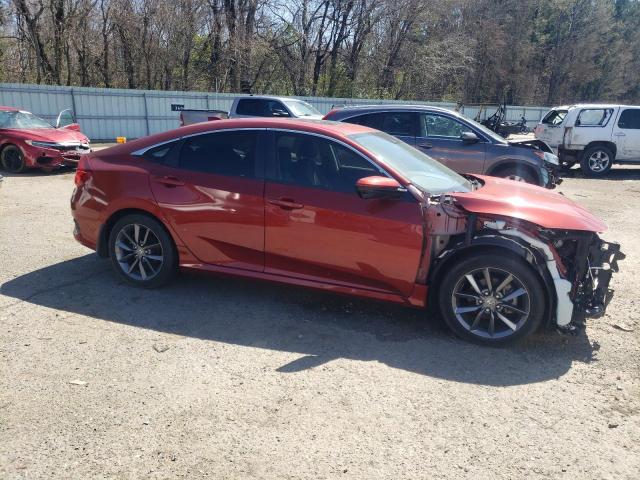 JHMFC1F77KX010397 - 2019 HONDA CIVIC EXL წითელი ფოტო 4