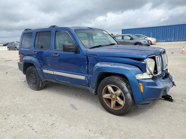 1J4PP5GK1AW112183 - 2010 JEEP LIBERTY LIMITED BLUE photo 4