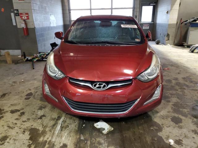 5NPDH4AE3FH606500 - 2015 HYUNDAI ELANTRA SE RED photo 5