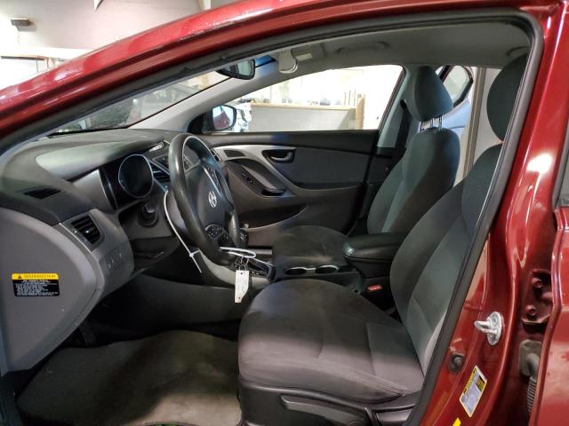 5NPDH4AE3FH606500 - 2015 HYUNDAI ELANTRA SE RED photo 7