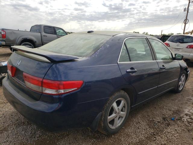 1HGCM56804A021668 - 2004 HONDA ACCORD EX BLUE photo 3