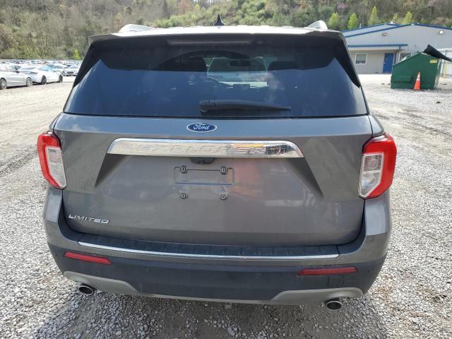 1FMSK8FH9MGB94244 - 2021 FORD EXPLORER LIMITED GRAY photo 6