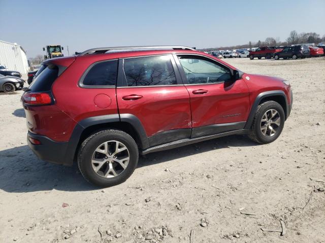 1C4PJMBB9FW780670 - 2015 JEEP CHEROKEE TRAILHAWK მუქწითელი ფოტო 3