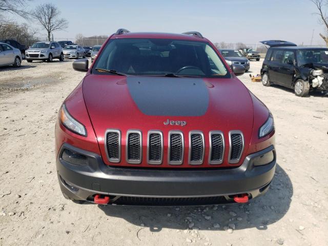 1C4PJMBB9FW780670 - 2015 JEEP CHEROKEE TRAILHAWK მუქწითელი ფოტო 5