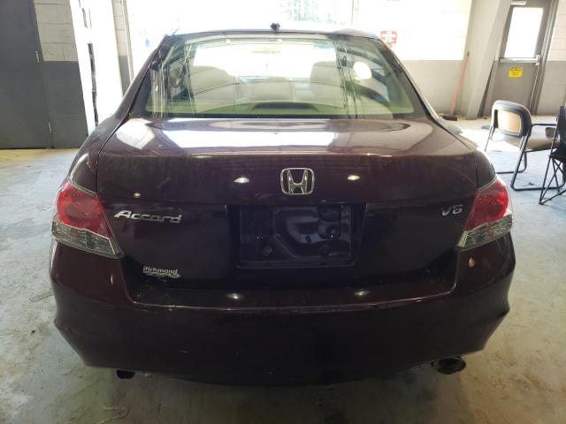 1HGCP36899A032672 - 2009 HONDA ACCORD EXL BURGUNDY photo 6