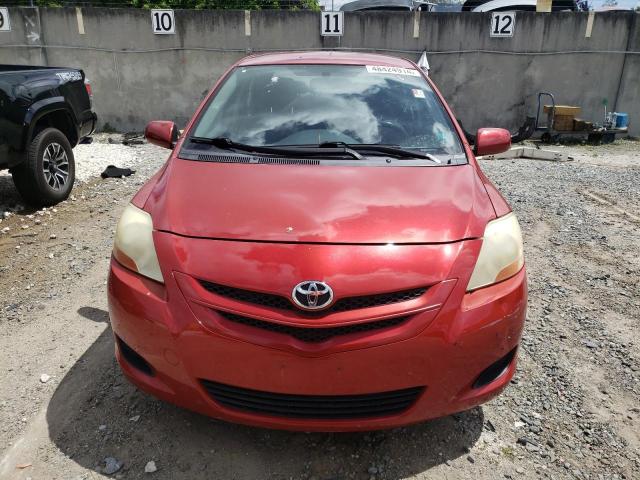 JTDBT923071093666 - 2007 TOYOTA YARIS RED photo 5