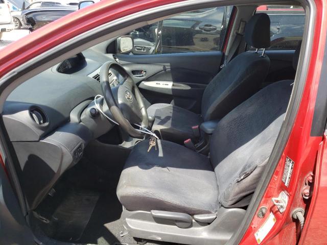 JTDBT923071093666 - 2007 TOYOTA YARIS RED photo 7