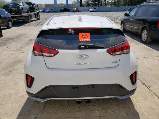 KMHTH6AB6KU020480 - 2019 HYUNDAI VELOSTER TURBO WHITE photo 6