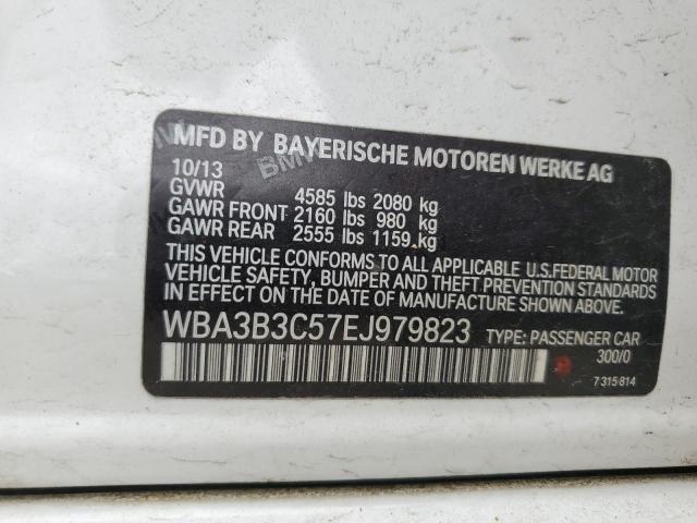 WBA3B3C57EJ979823 - 2014 BMW 328 XI WHITE photo 12