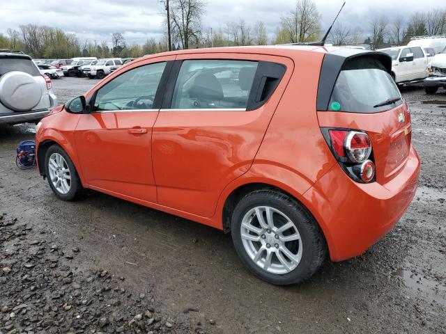 1G1JC6SG8D4201757 - 2013 CHEVROLET SONIC LT ORANGE photo 2