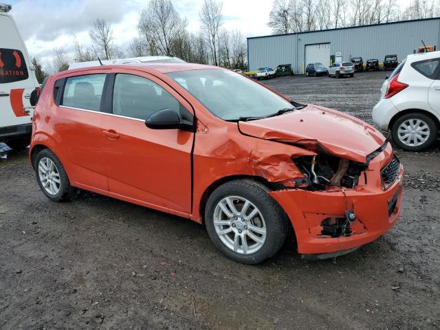 1G1JC6SG8D4201757 - 2013 CHEVROLET SONIC LT ORANGE photo 4