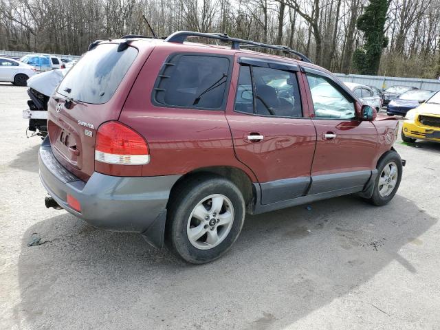 KM8SC13EX5U893190 - 2005 HYUNDAI SANTA FE GLS RED photo 3