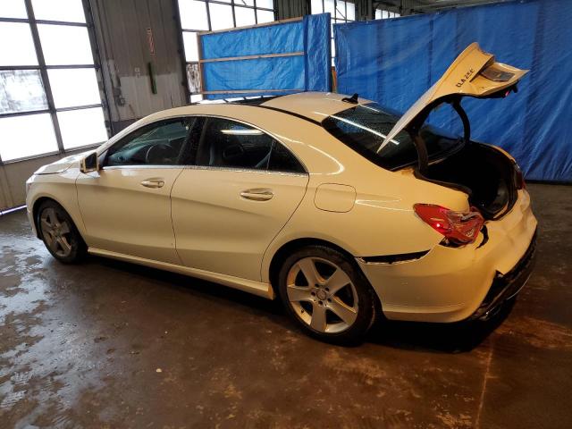 WDDSJ4GB8FN238278 - 2015 MERCEDES-BENZ CLA 250 4MATIC WHITE photo 2