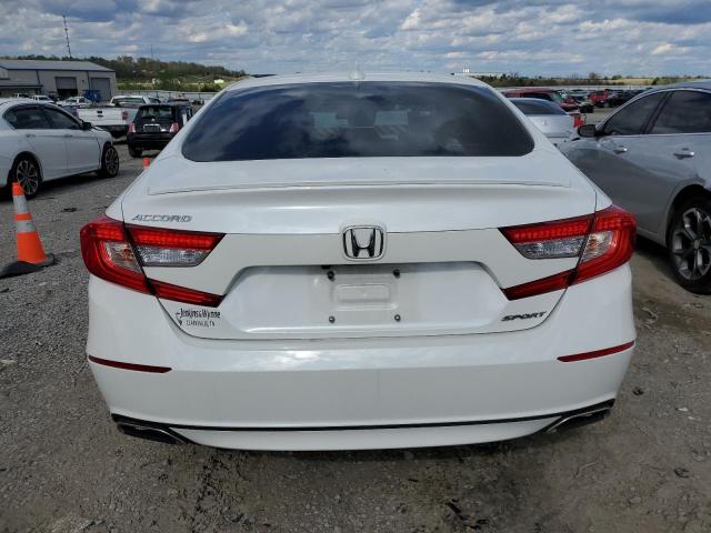 1HGCV1F34JA101271 - 2018 HONDA ACCORD SPORT WHITE photo 6