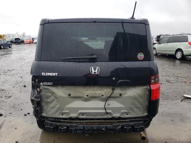 5J6YH28716L017495 - 2006 HONDA ELEMENT EX BLACK photo 6