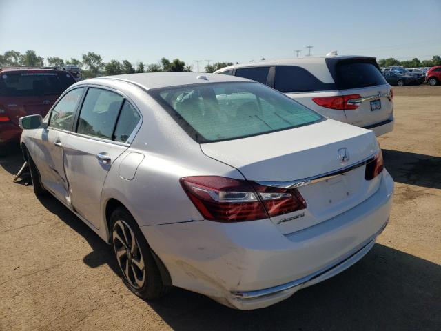 1HGCR2F81HA094876 - 2017 HONDA ACCORD EXL WHITE photo 3