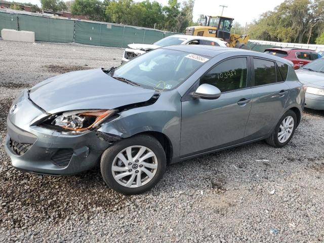 JM1BL1L78D1712335 - 2013 MAZDA 3 I GRAY photo 1