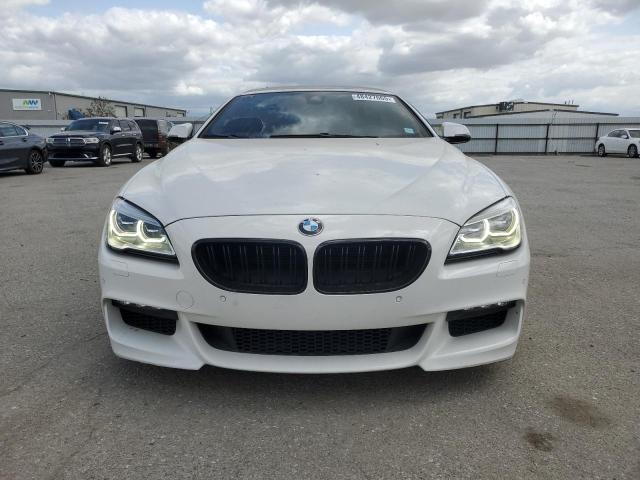 WBA6D4C59GD977456 - 2016 BMW 650 I GRAN COUPE WHITE photo 5