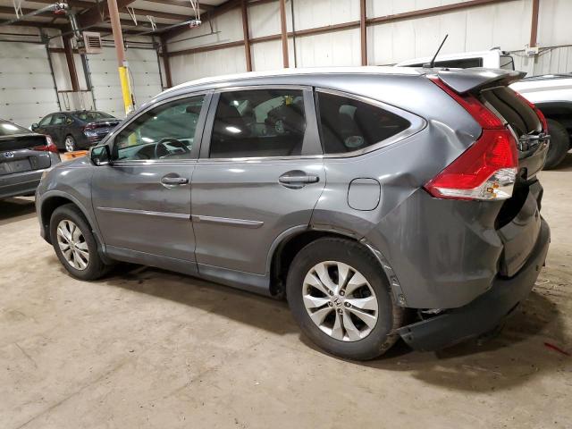 5J6RM4H54EL007505 - 2014 HONDA CR-V EX GRAY photo 2