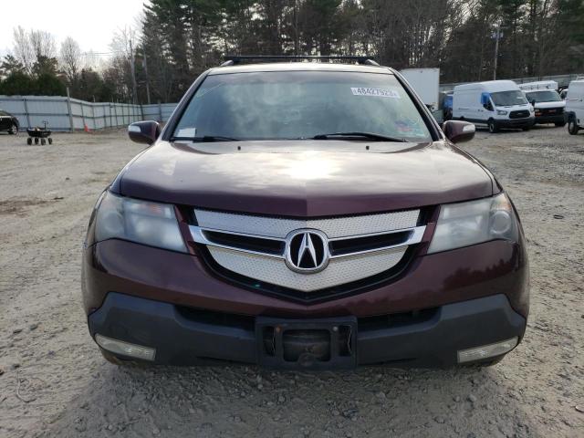 2HNYD28679H500090 - 2009 ACURA MDX TECHNOLOGY MAROON photo 5