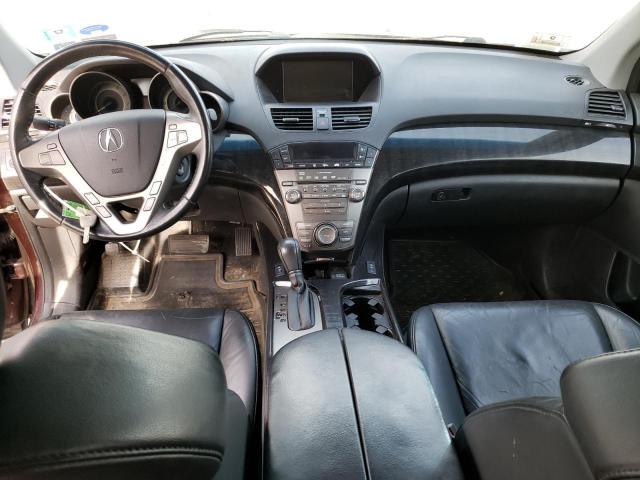 2HNYD28679H500090 - 2009 ACURA MDX TECHNOLOGY MAROON photo 8