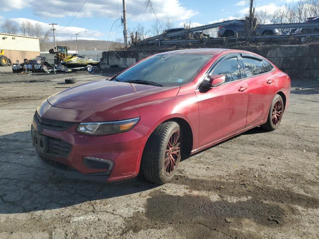 1G1ZD5ST8JF136853 - 2018 CHEVROLET MALIBU LT RED photo 1