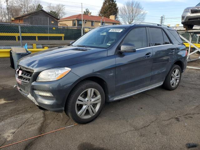 4JGDA5HB8CA046879 - 2012 MERCEDES-BENZ ML 350 4MATIC GRAY photo 1
