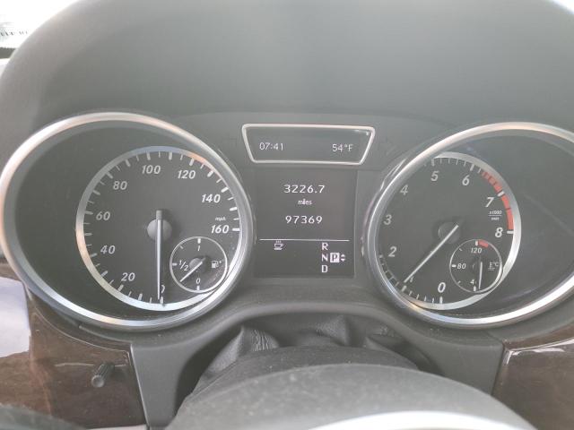 4JGDA5HB8CA046879 - 2012 MERCEDES-BENZ ML 350 4MATIC GRAY photo 9