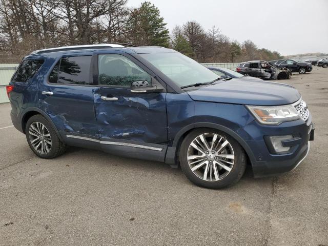 1FM5K8HT4GGC10174 - 2016 FORD EXPLORER PLATINUM BLUE photo 4