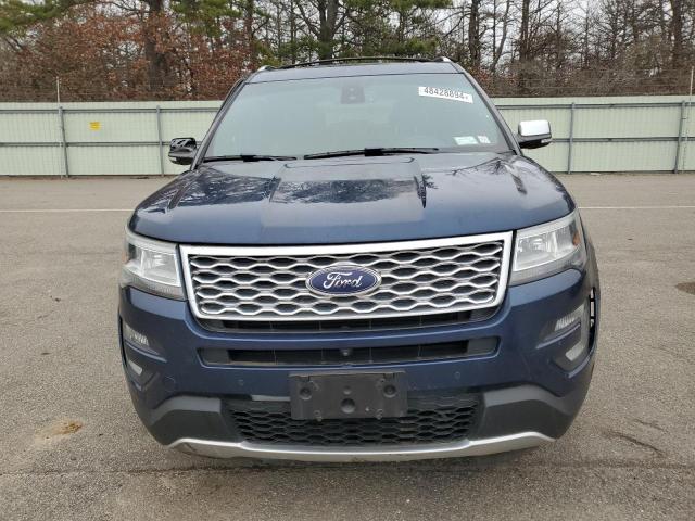 1FM5K8HT4GGC10174 - 2016 FORD EXPLORER PLATINUM BLUE photo 5