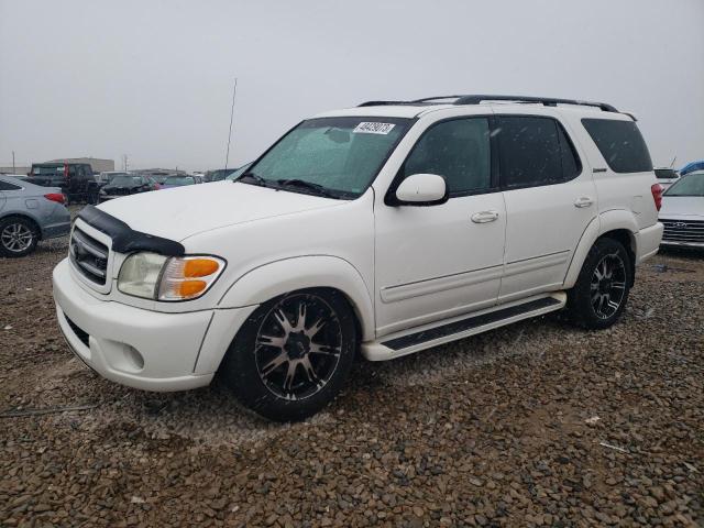 5TDBT48A73S155084 - 2003 TOYOTA SEQUOIA LIMITED WHITE photo 1