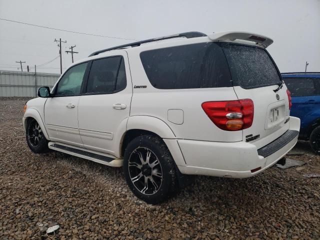 5TDBT48A73S155084 - 2003 TOYOTA SEQUOIA LIMITED WHITE photo 2