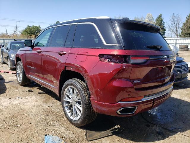 1C4RJHEG6P8802301 - 2023 JEEP GRAND CHER SUMMIT Qırmızı foto 2