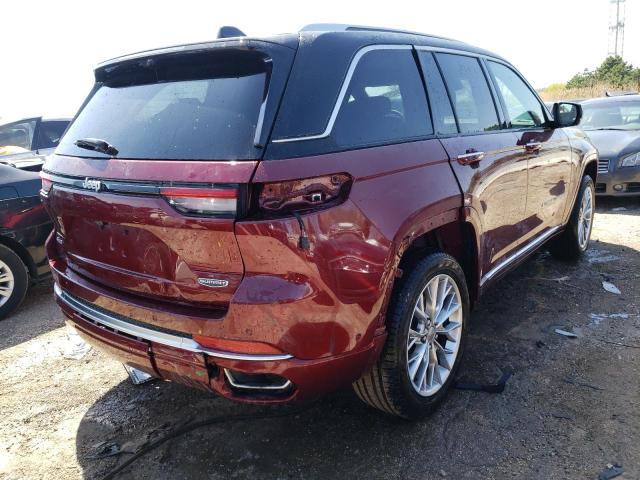 1C4RJHEG6P8802301 - 2023 JEEP GRAND CHER SUMMIT Qırmızı foto 3