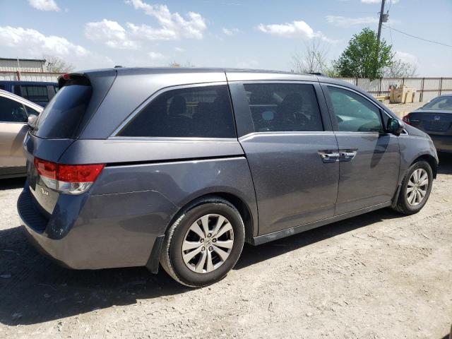 5FNRL5H60EB083216 - 2014 HONDA ODYSSEY EXL GRAY photo 3